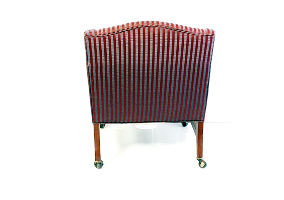 American of Martinsville Furniture Co. upholstered low back arm chair