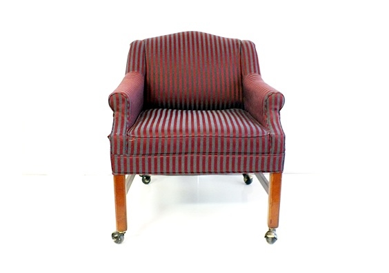American of Martinsville Furniture Co. upholstered low back arm chair