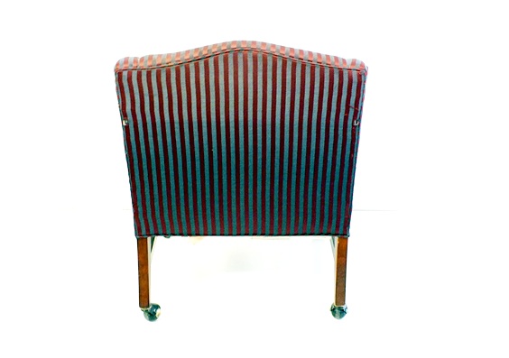 American of Martinsville Furniture Co. upholstered low back arm chair