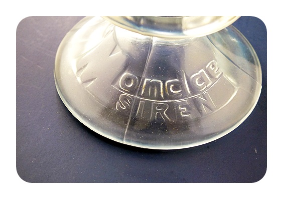 Circa 1930's - 40's Mondae Siren soda fountain glasses