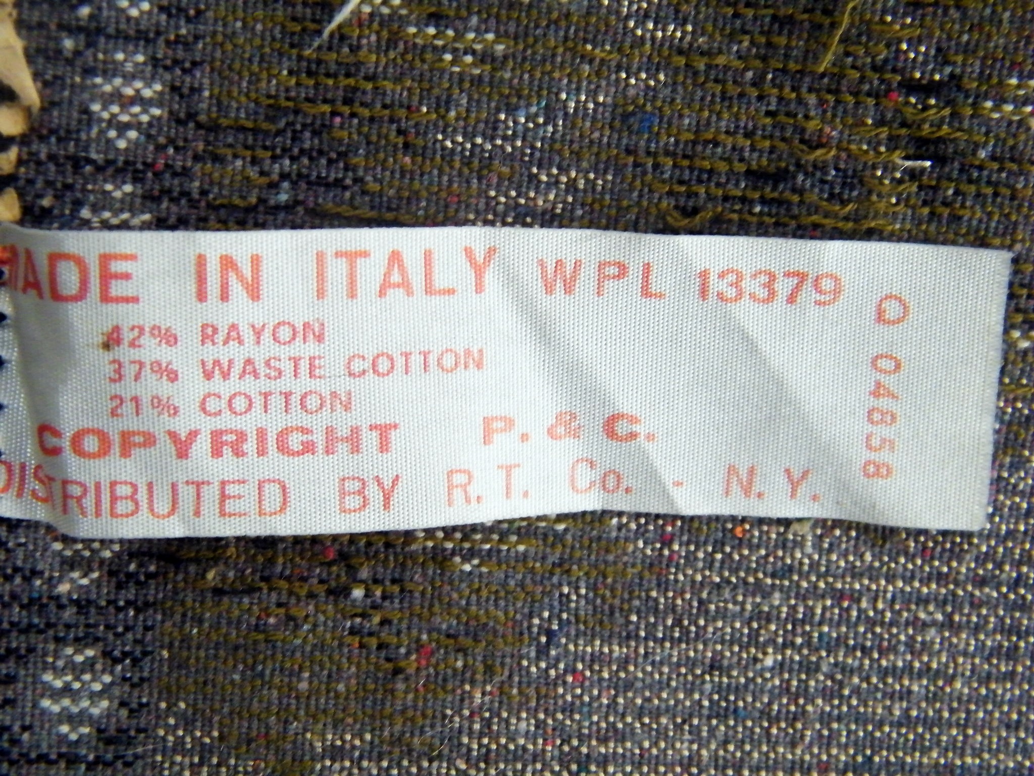 Italy made Tapestry