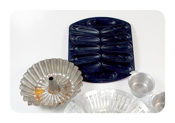 Vintage jello molds and more