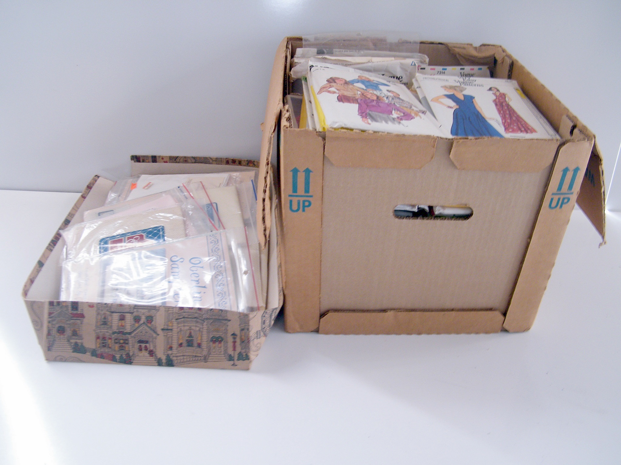 Large lot of clothing patterns in original packages