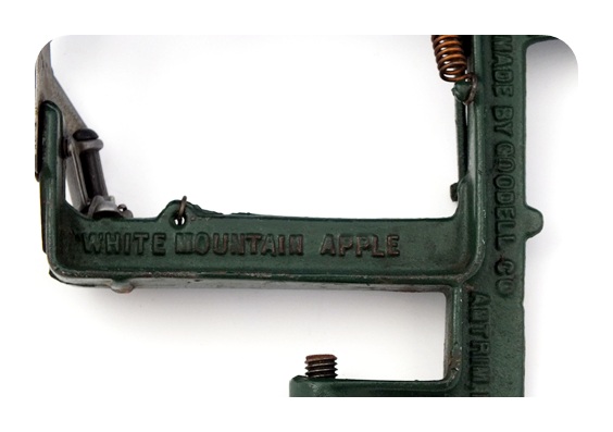 Vintage White Mountain apple peeler