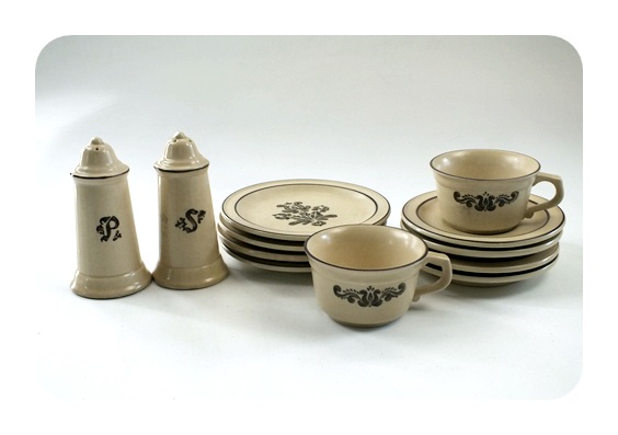 64 pieces of various style Pfaltzgaff table ware.