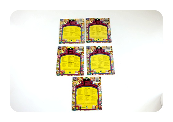 Five vintage  45 rpm Peter Pan Records