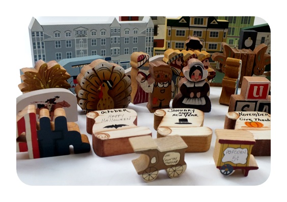 Large lot of decorative seasonal wood crafts