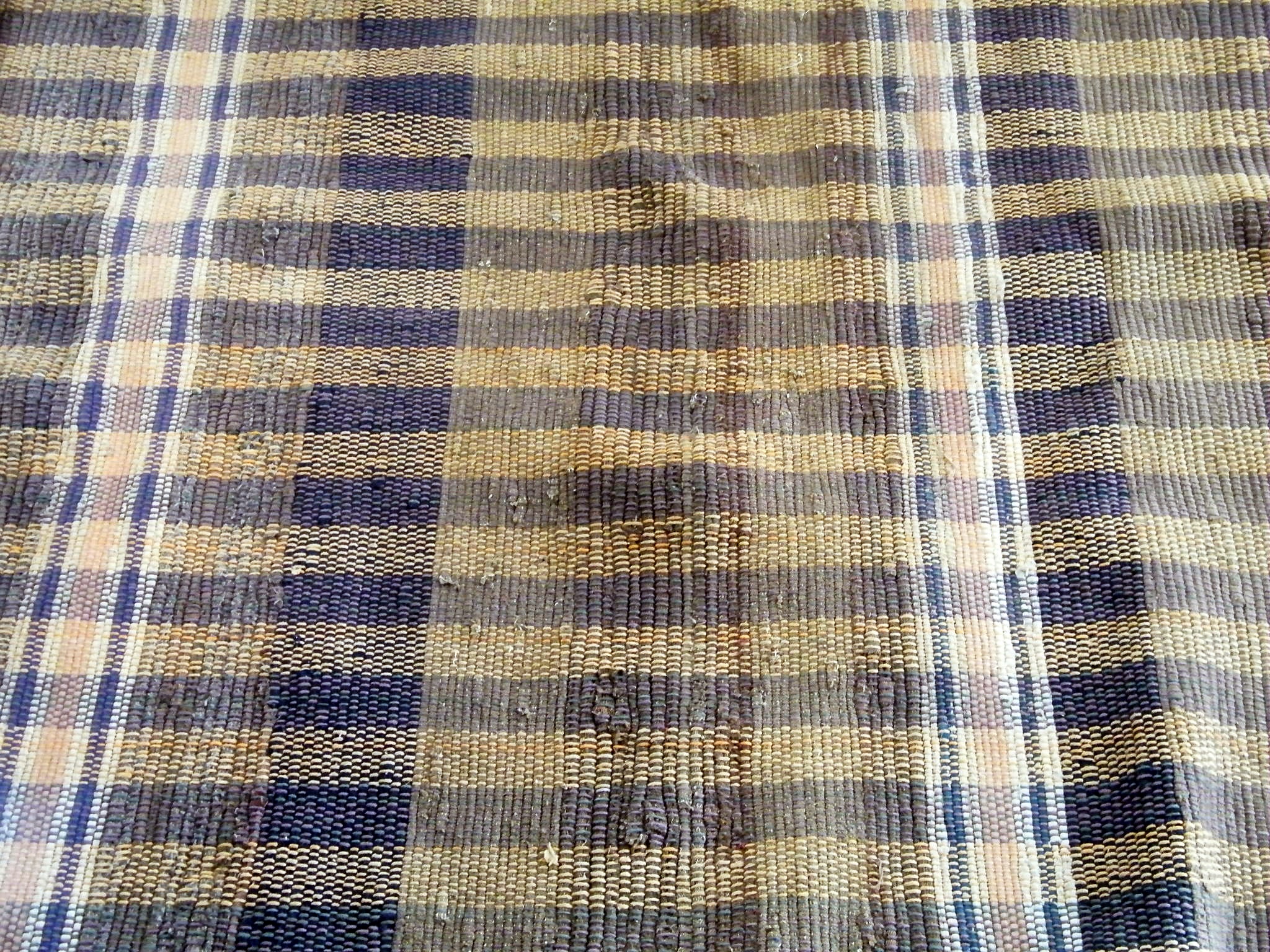 Large Vintage Rag Rug