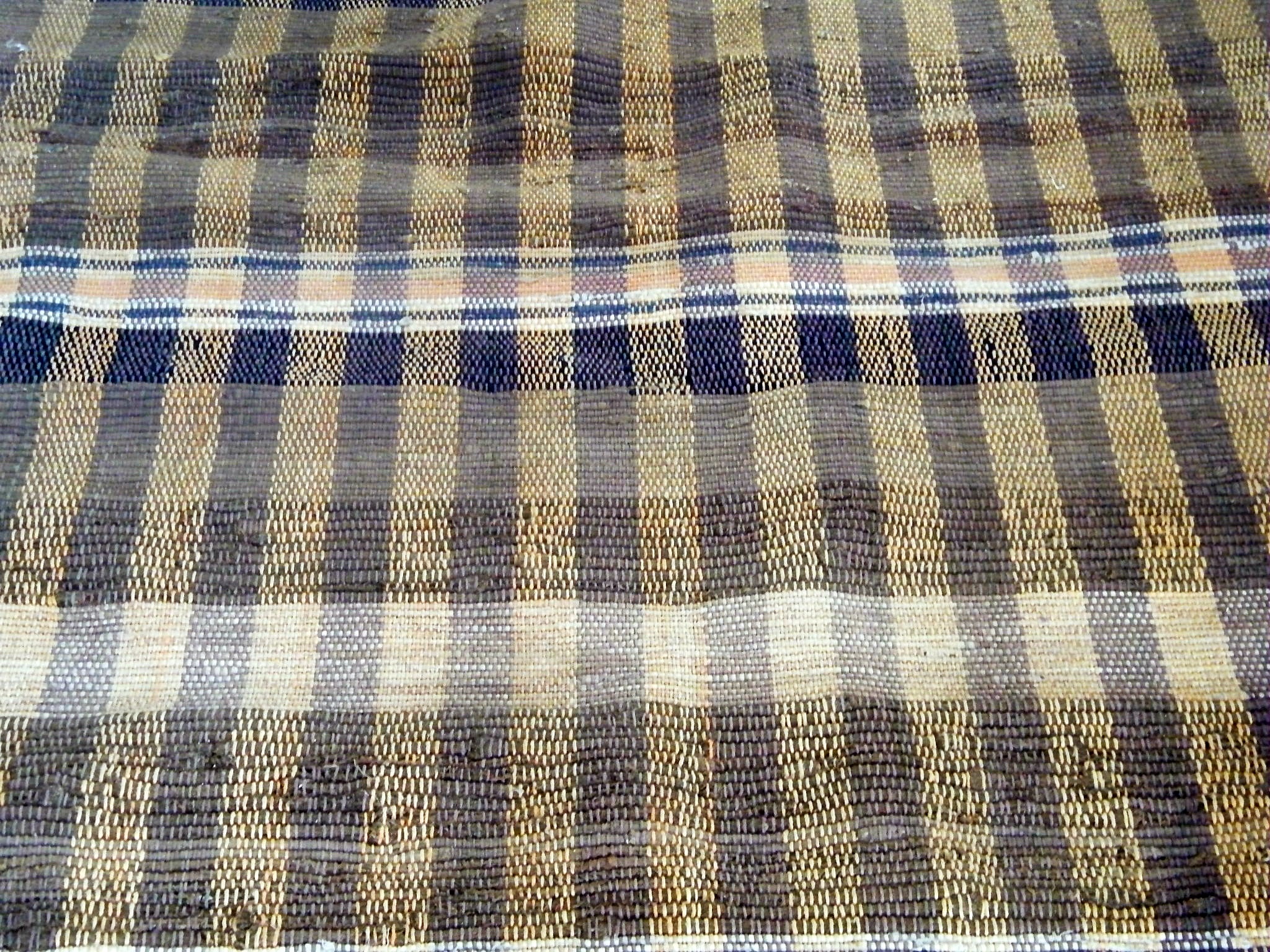 Large Vintage Rag Rug