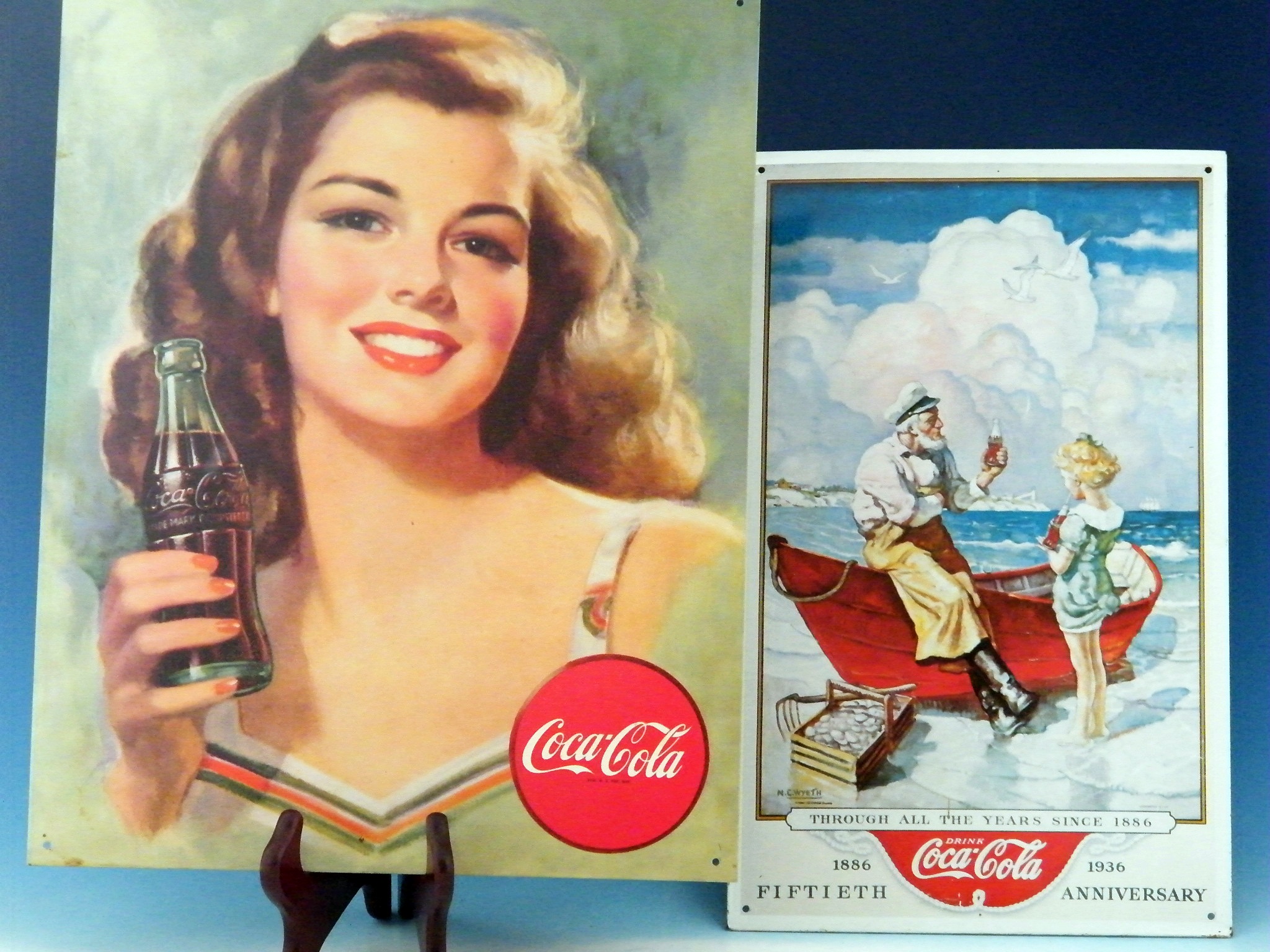 Coca Cola Advertising Tin signs