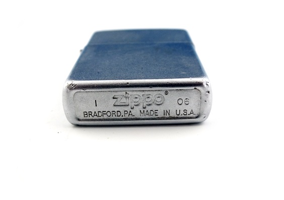 Lot of three Zippo lighters in fair condition