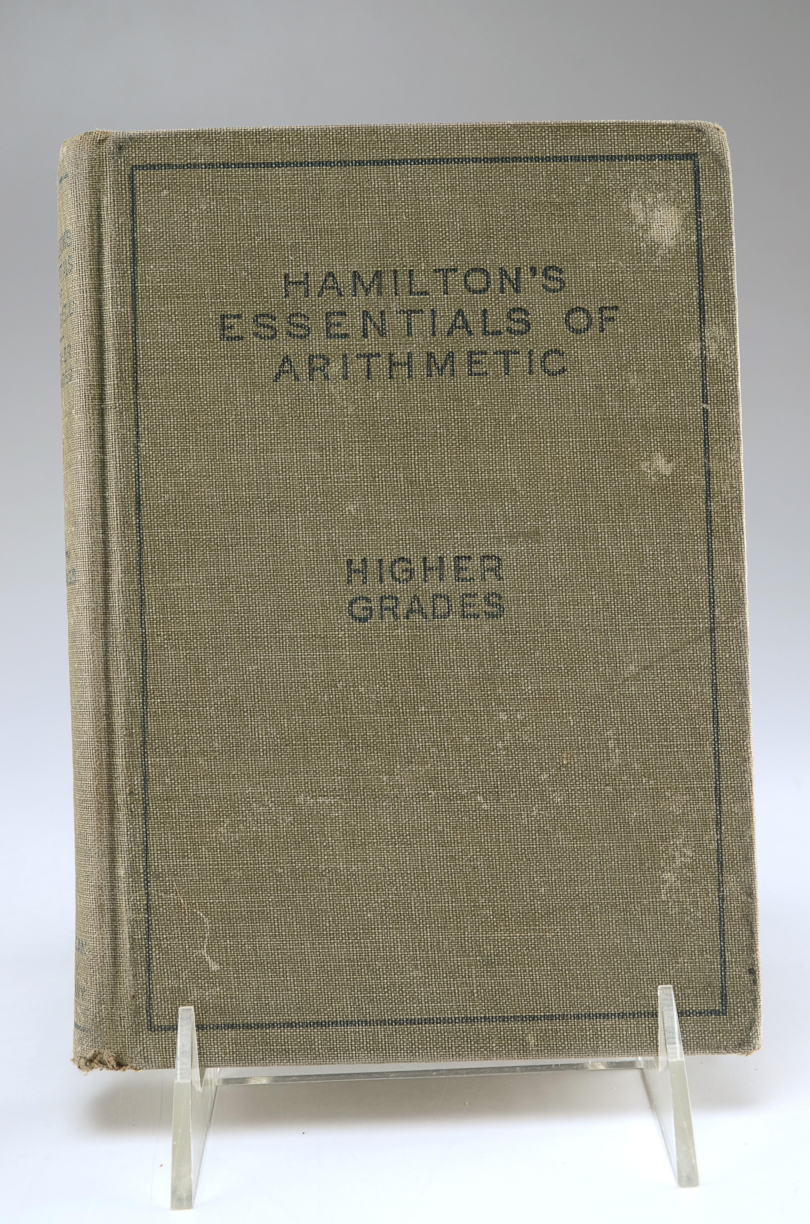 Three antique school books 