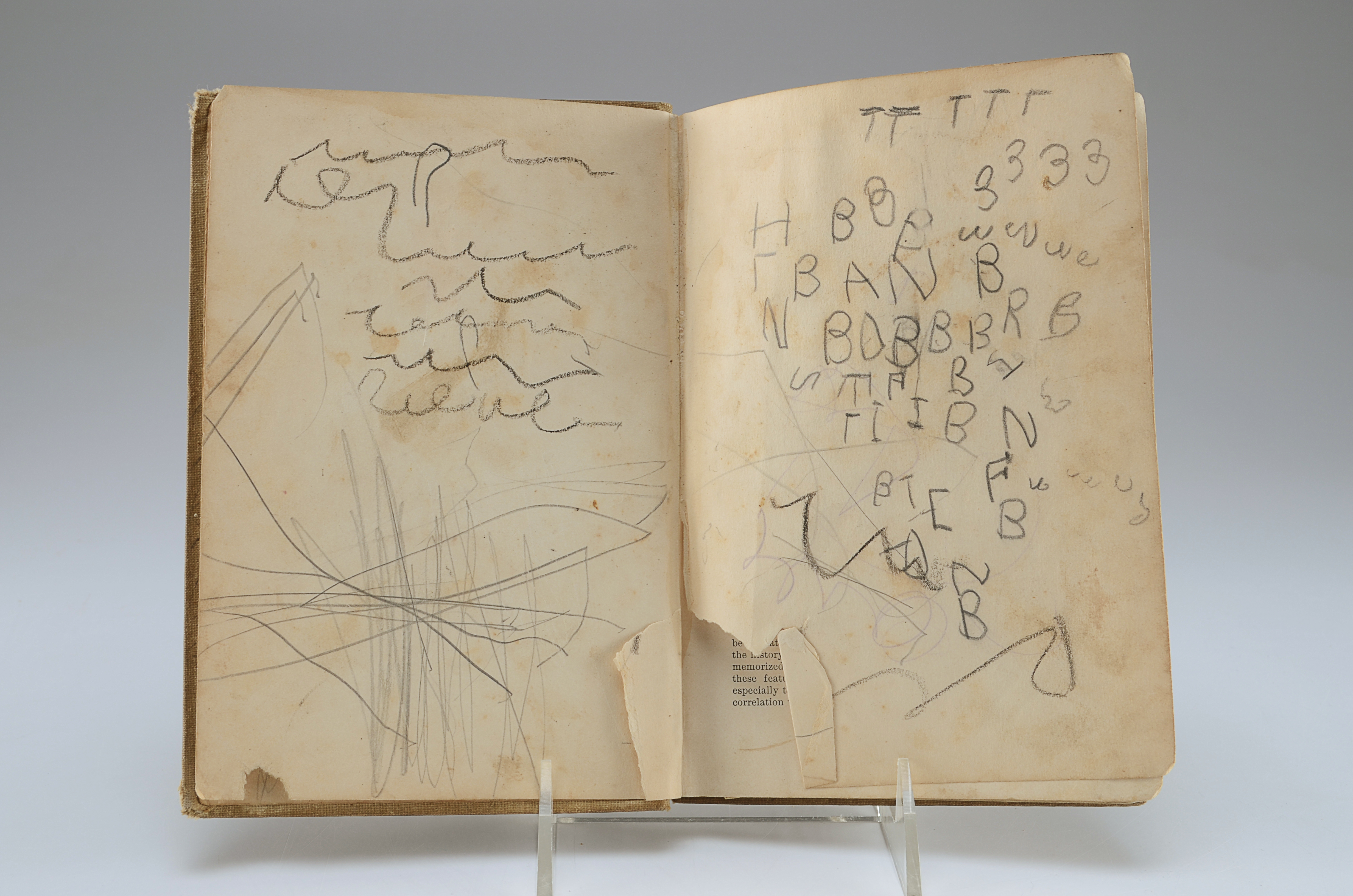 Three antique school books 