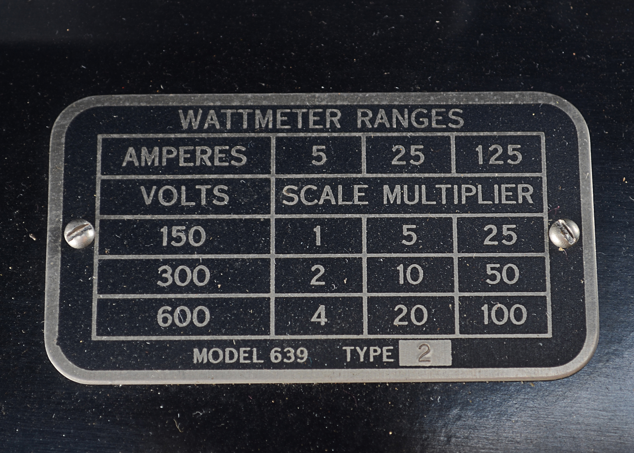 Vintage Weston Industrial Voltage Analyzer