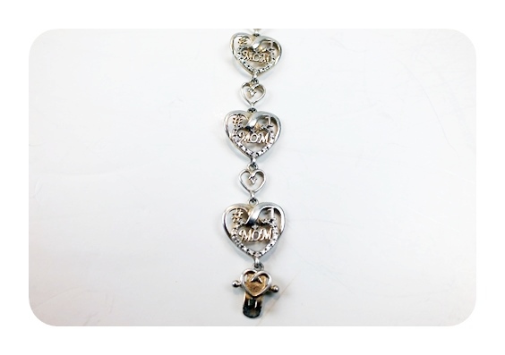 Four ornate sterling bracelets