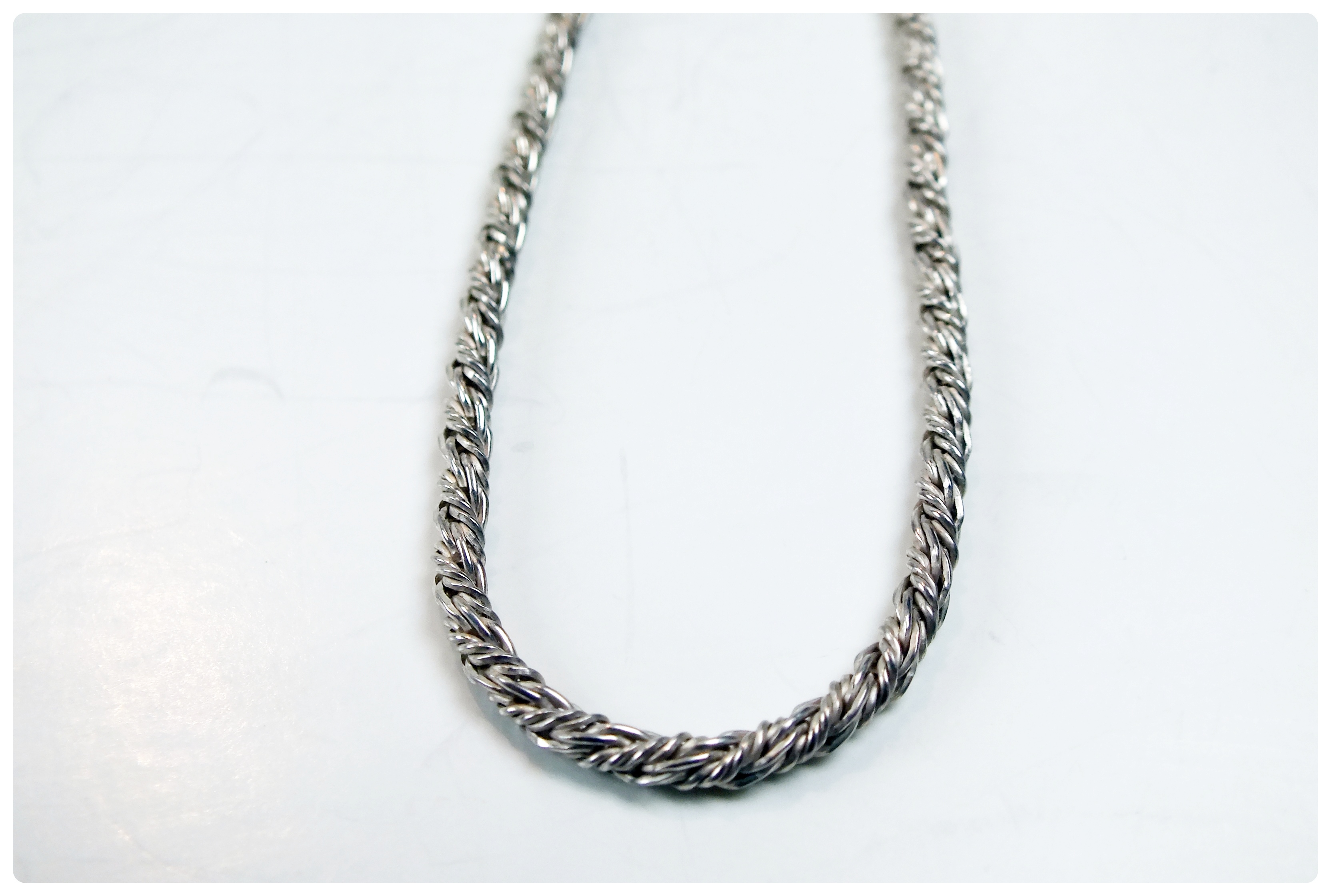 Six sterling bracelets of various styles.