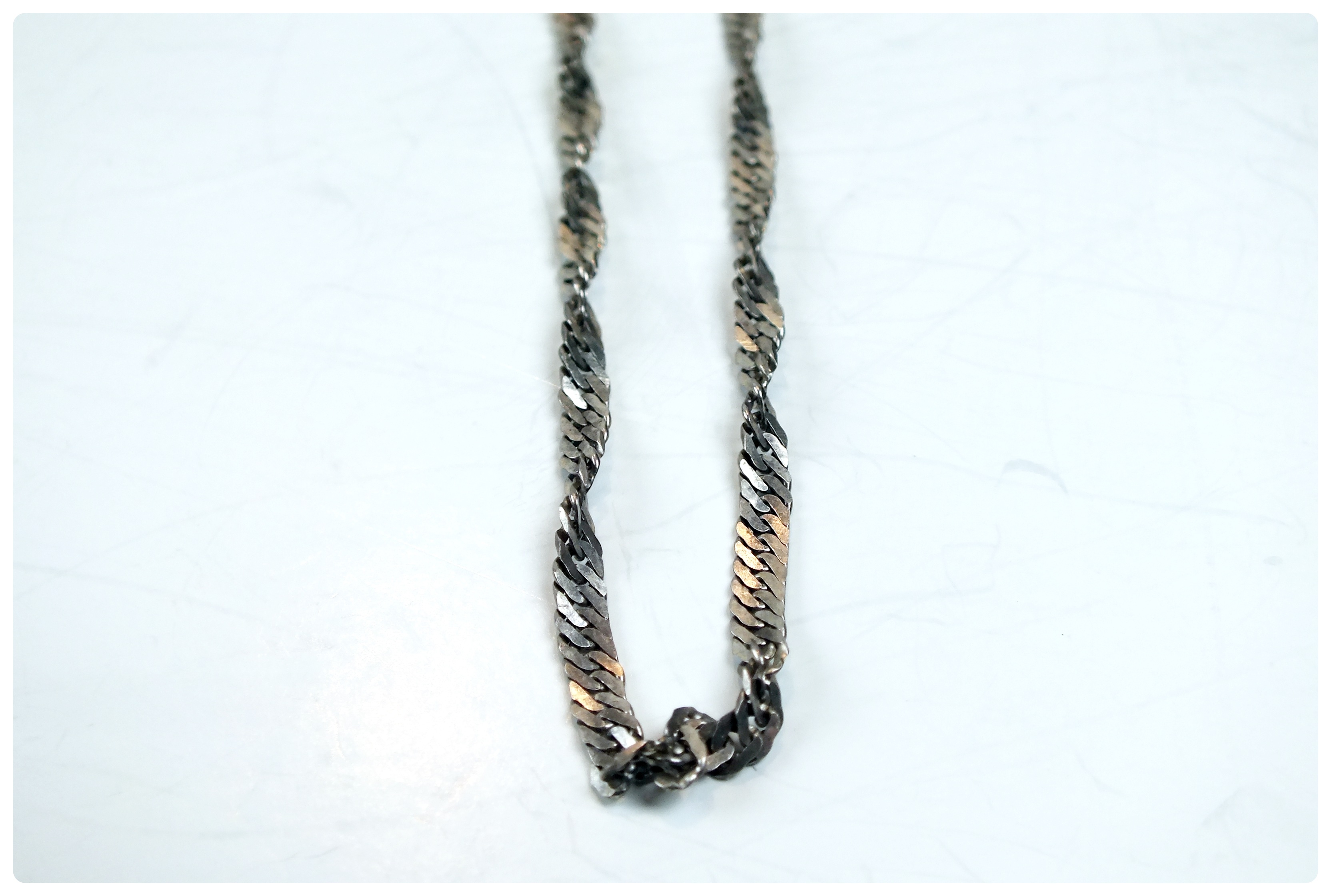 Six sterling bracelets of various styles.