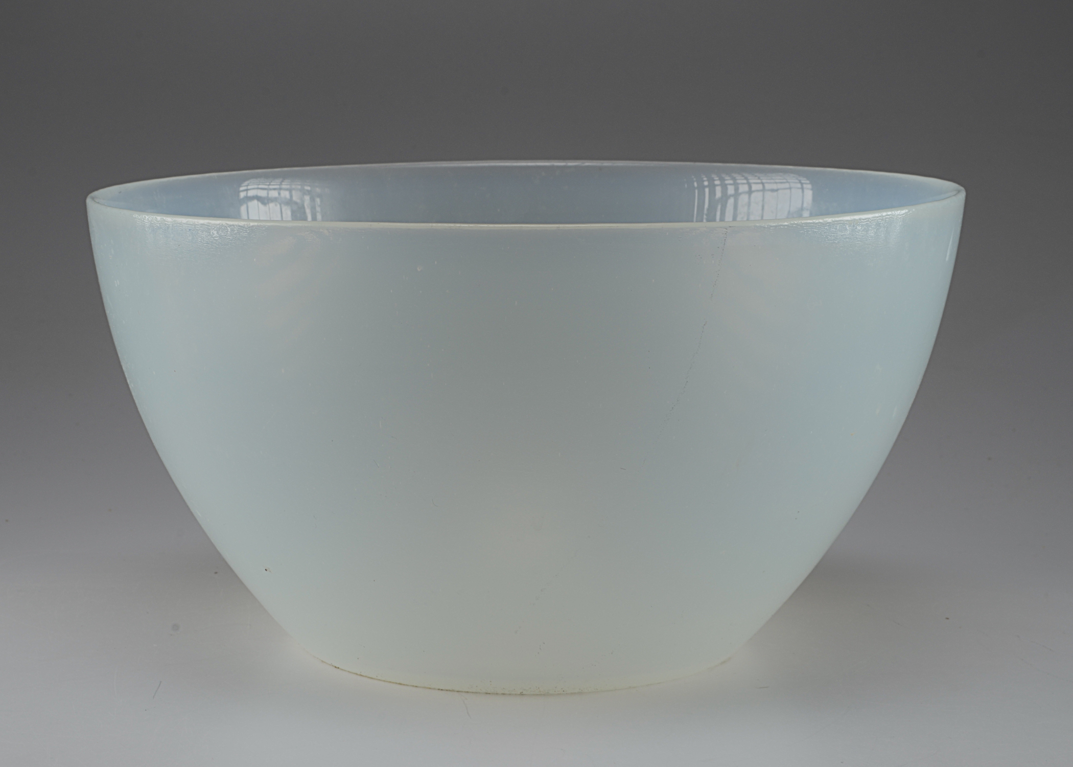 Portuguese Ceramic Salad Bowl,  Aluminum  Bread Basket and Frosted Glass Bowl