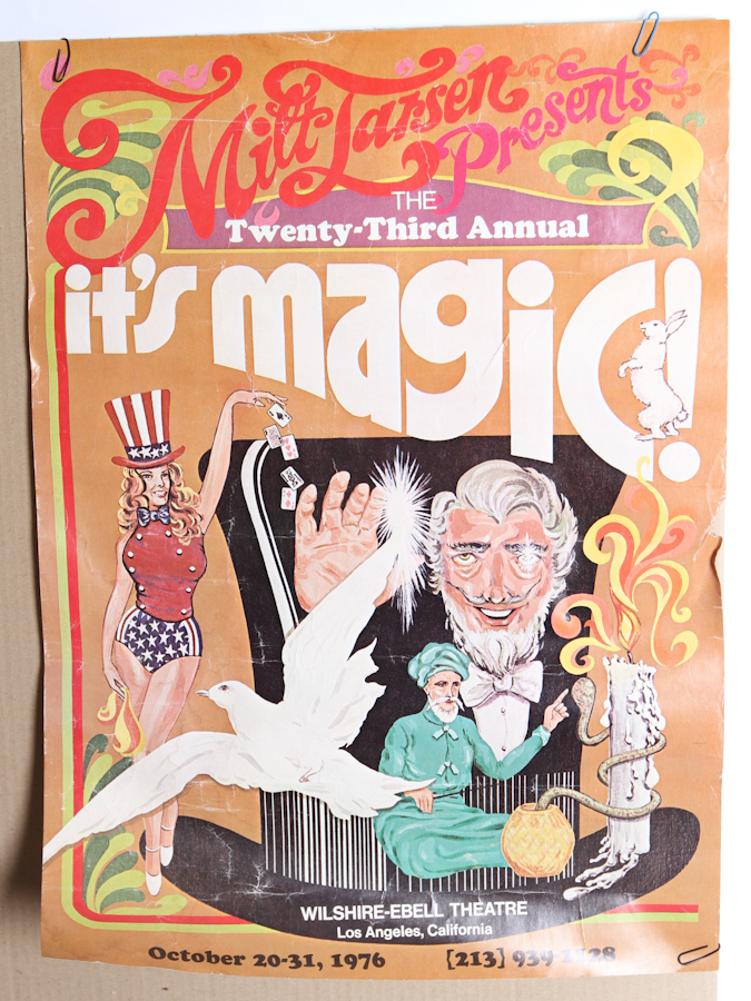 Small Vintage Magic Poster