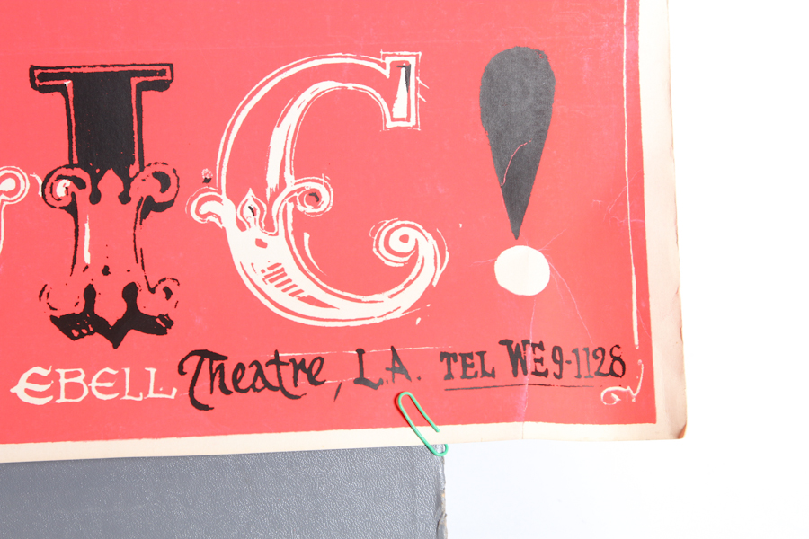 Vintage Magic Poster - Red, Black