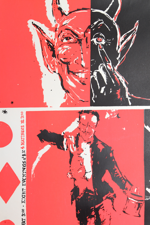 Vintage Magic Poster - Red, Black