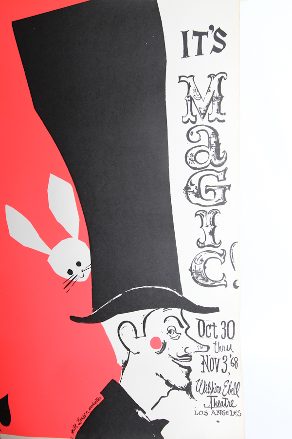 Vintage Magic Poster - Red Rabbit