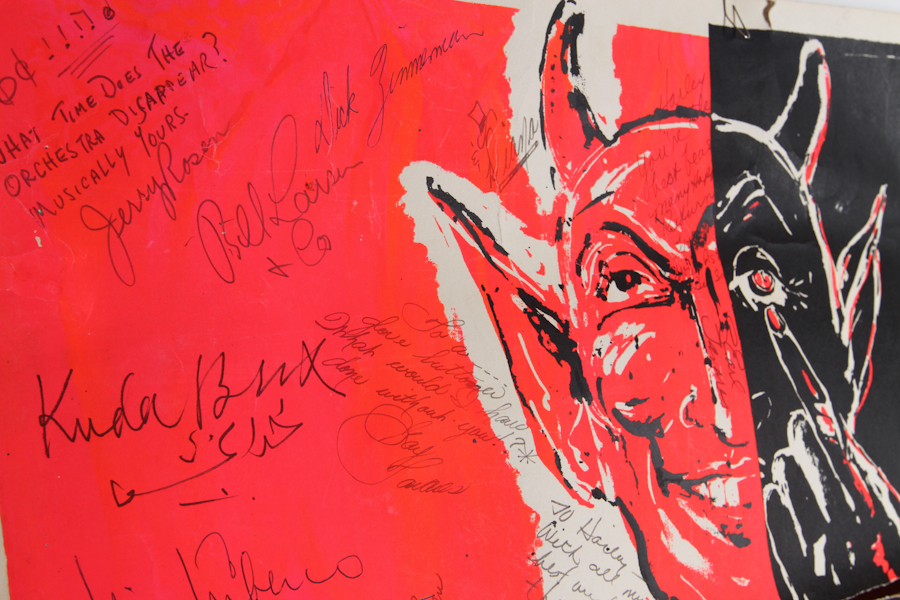 Vintage Magic Poster - Devil Red