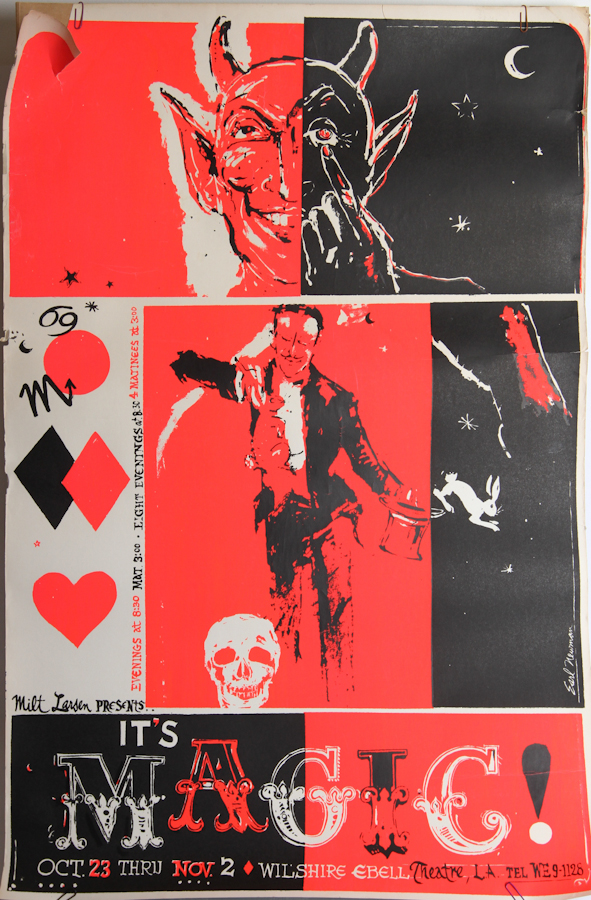 Vintage Magic Poster - Red Devil