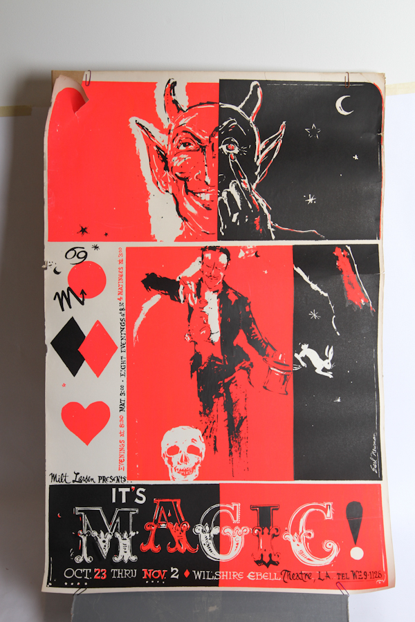 Vintage Magic Poster - Red Devil