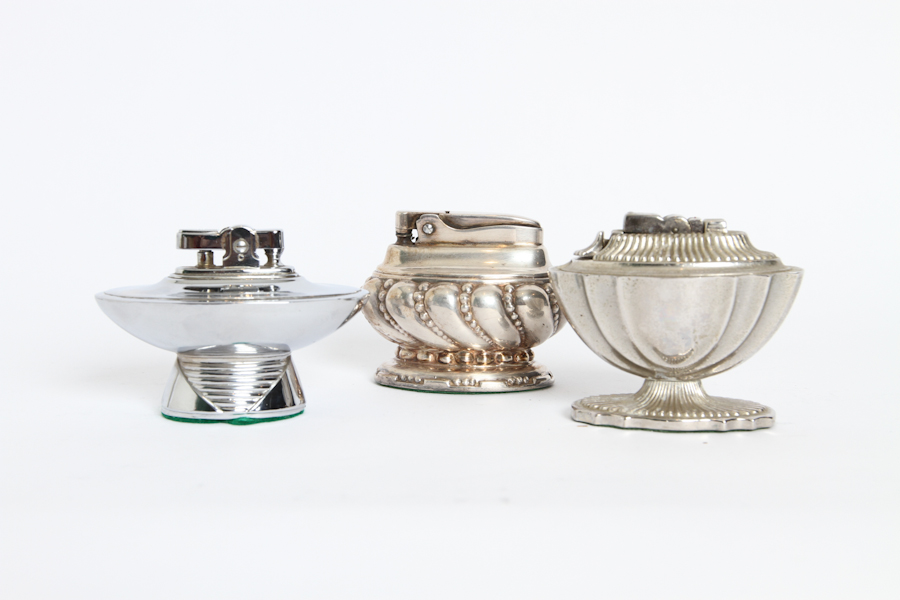 3 Vintage Table Lighters