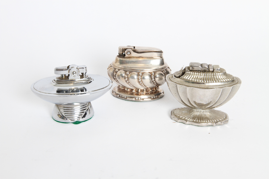 3 Vintage Table Lighters