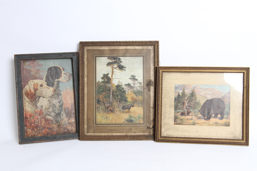 Vintage Hunting Prints