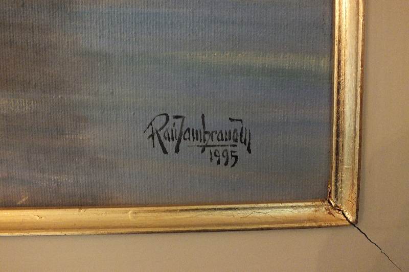 Original oil on canvas by Venezuela artist, Raul Zambrano 