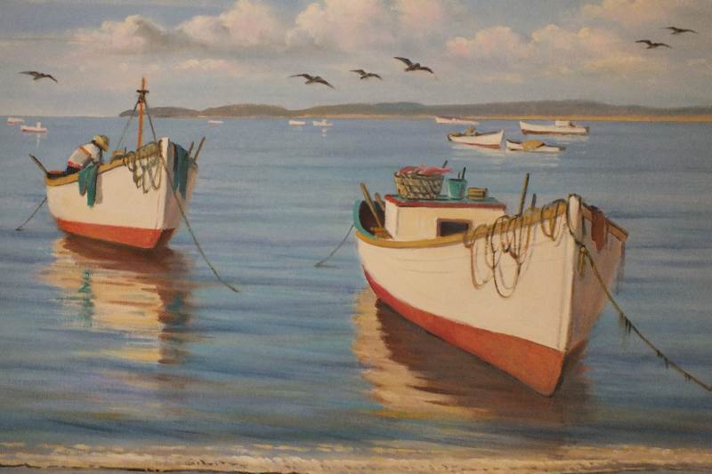 Original oil on canvas by Venezuela artist, Raul Zambrano 