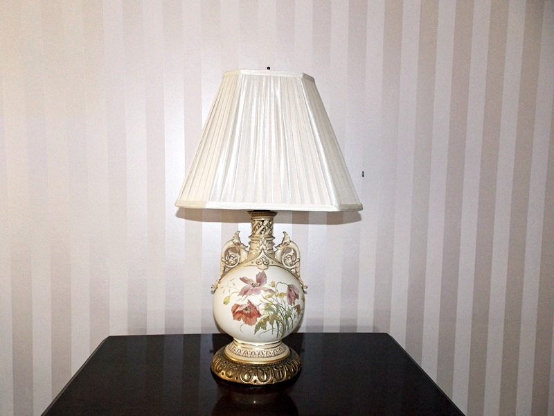Floral Ceramic Lamp