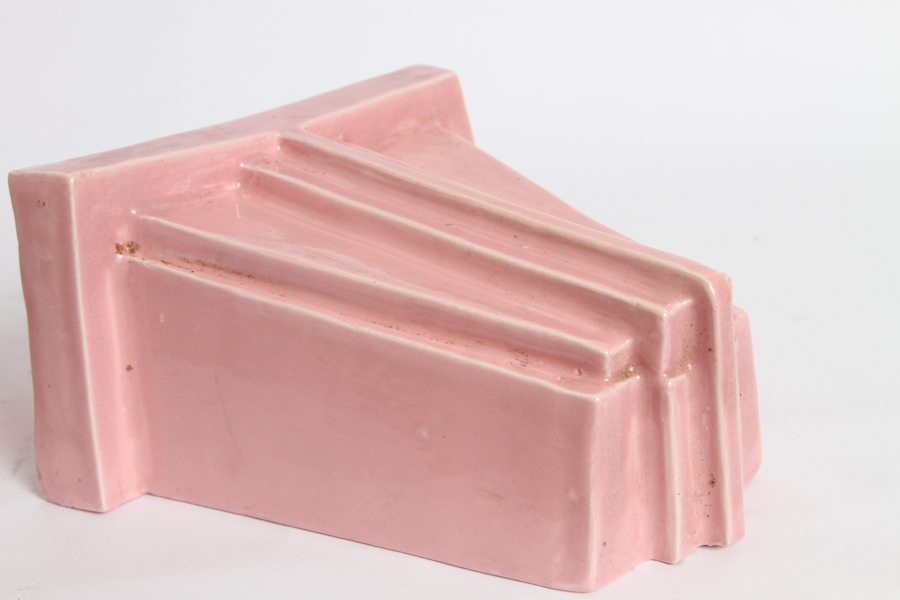 Art Deco Pink Wall Vases