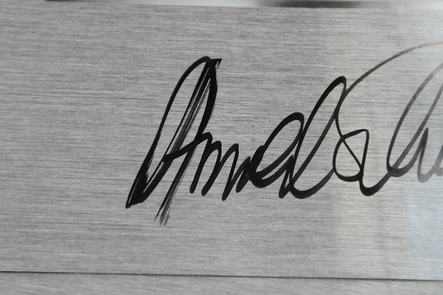 Schwarzenegger Signed Laser Disc