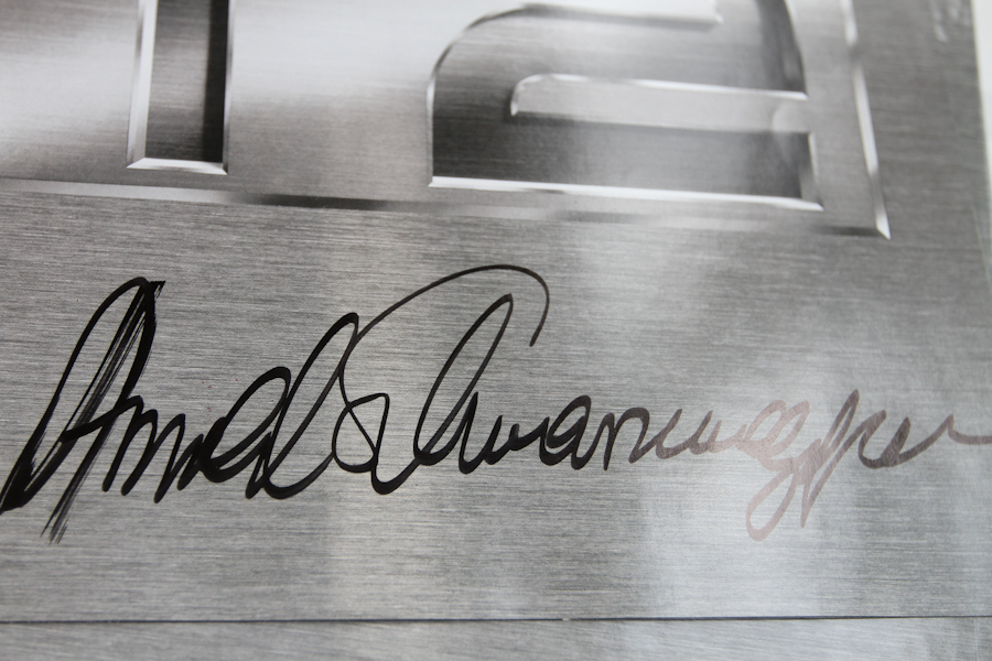 Schwarzenegger Signed Laser Disc