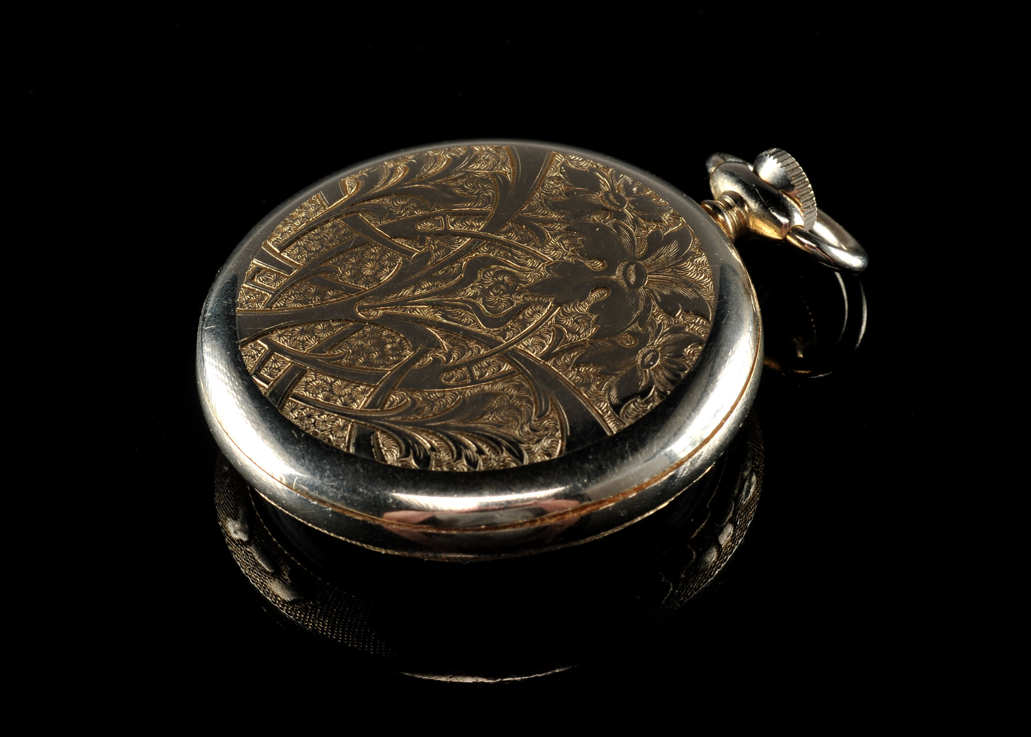 Art Nouveau Pocket Watch, by Majestime of France, One Jewel