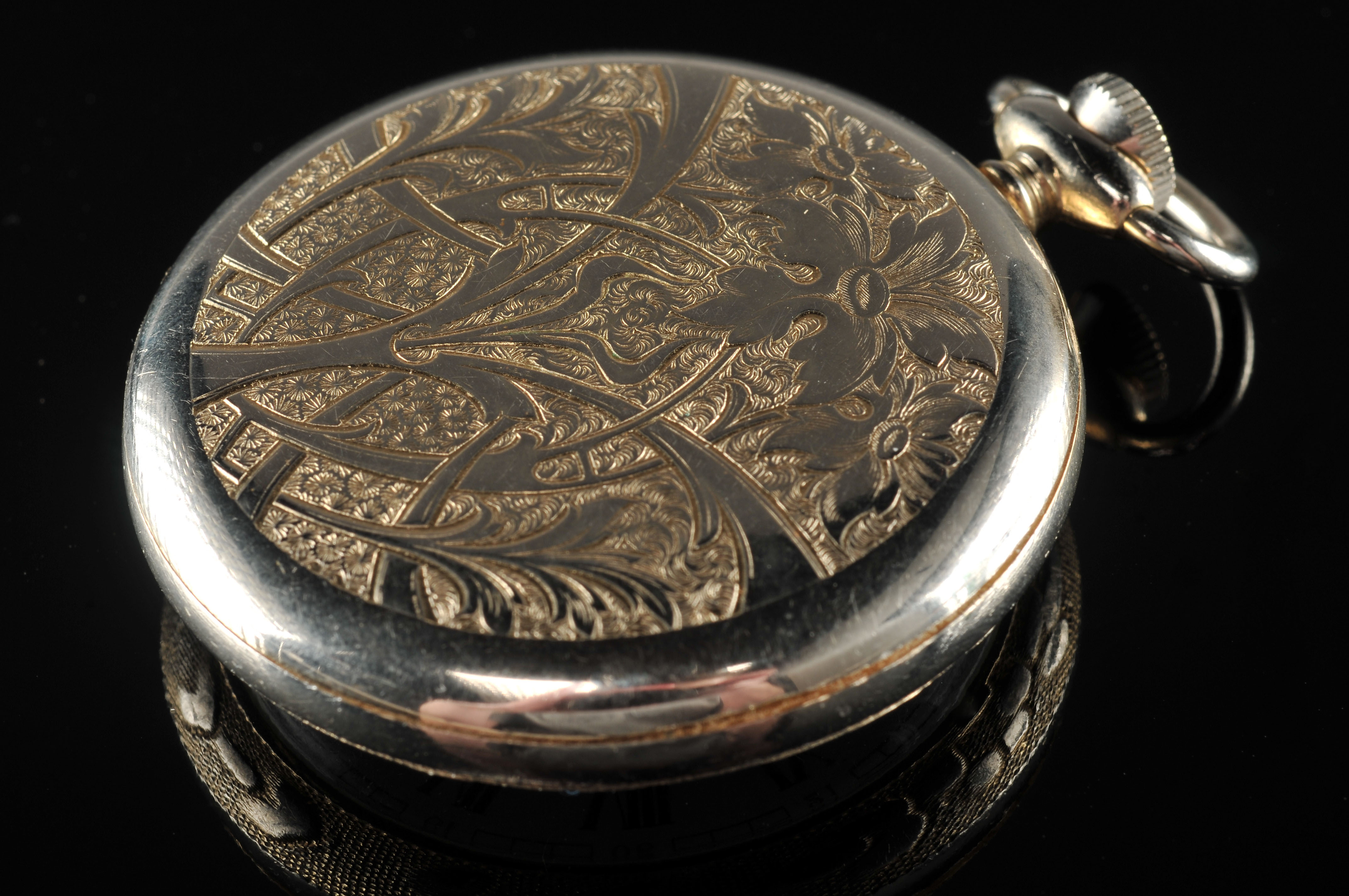 Art Nouveau Pocket Watch, by Majestime of France, One Jewel