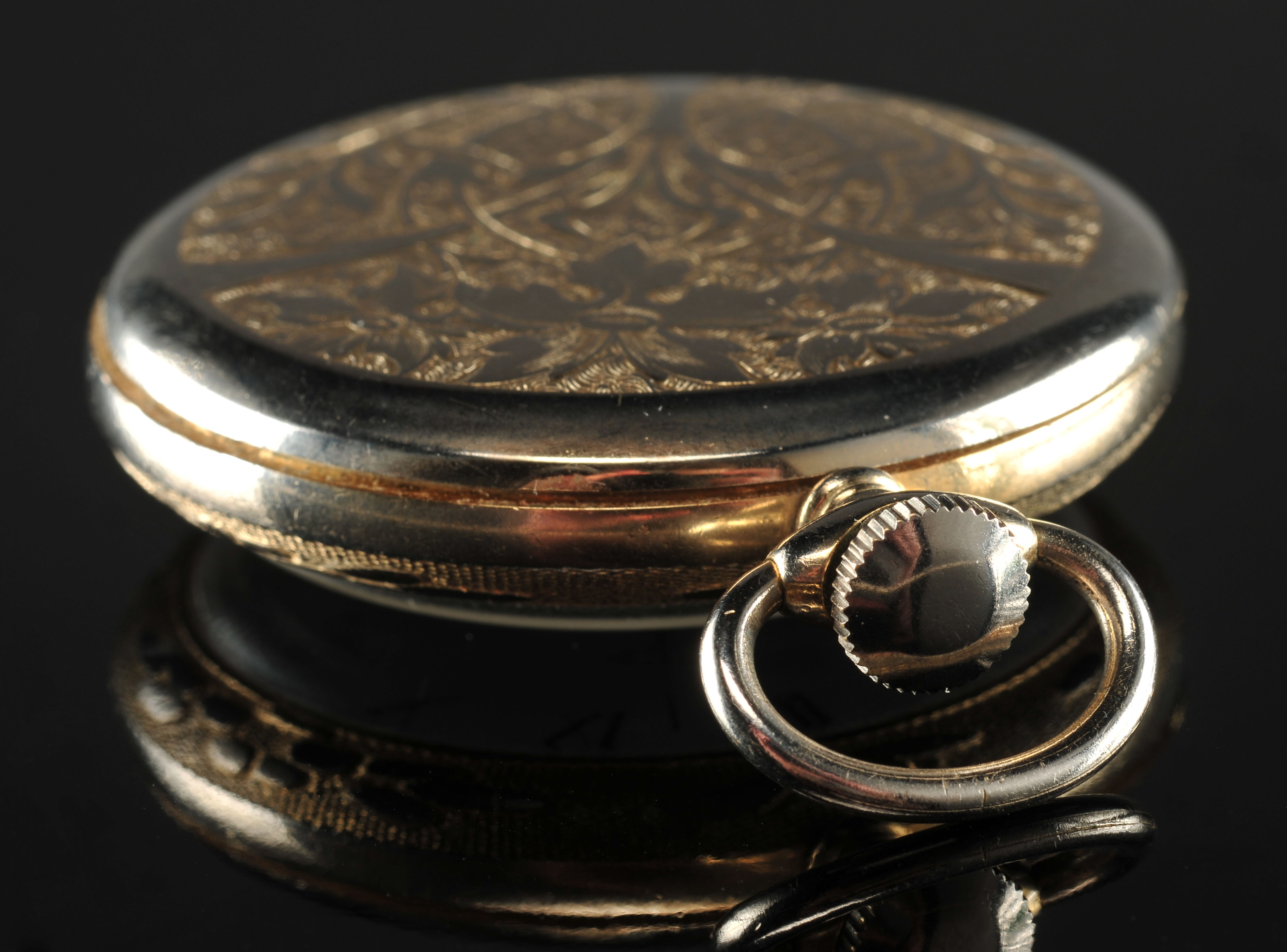 Art Nouveau Pocket Watch, by Majestime of France, One Jewel