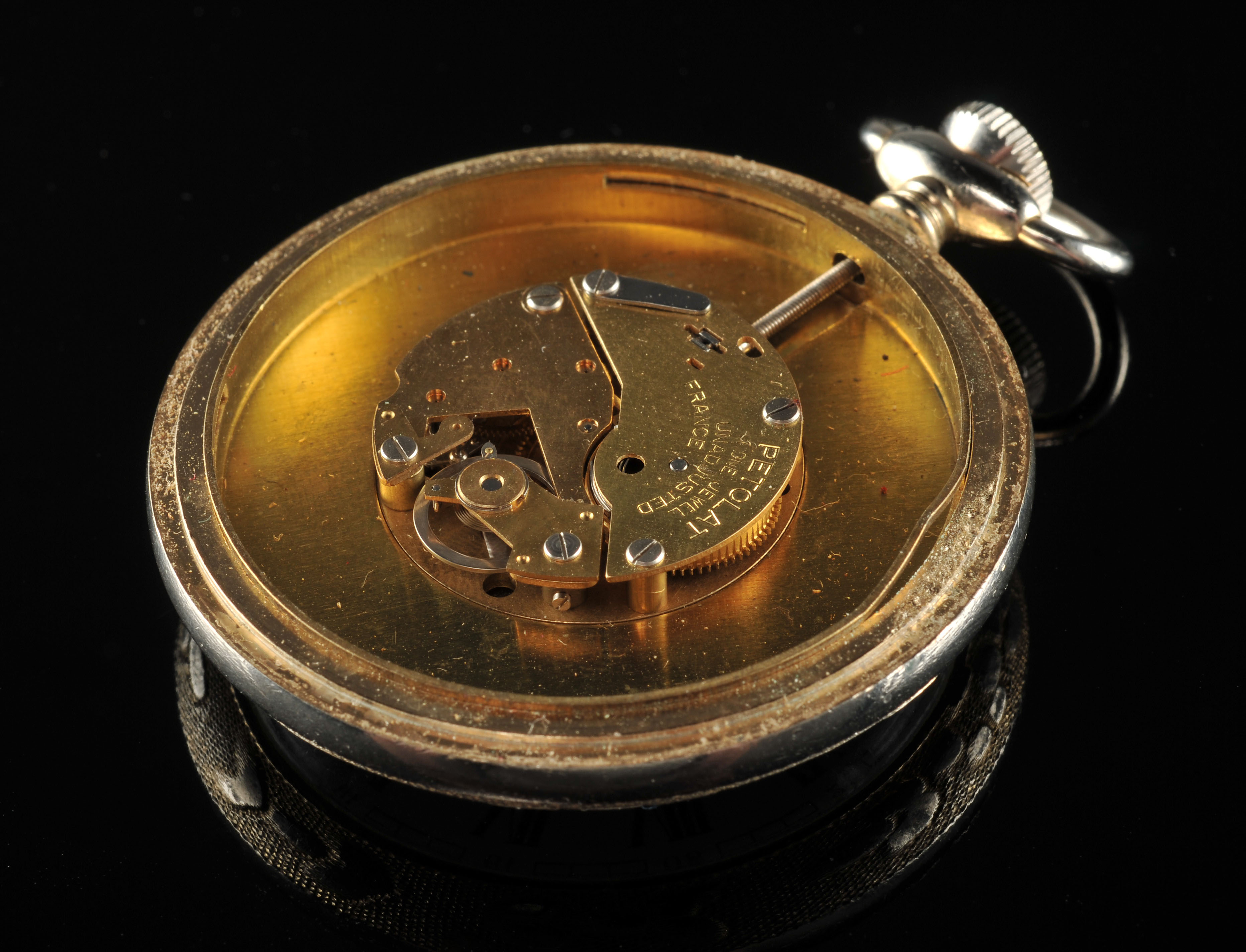 Art Nouveau Pocket Watch, by Majestime of France, One Jewel