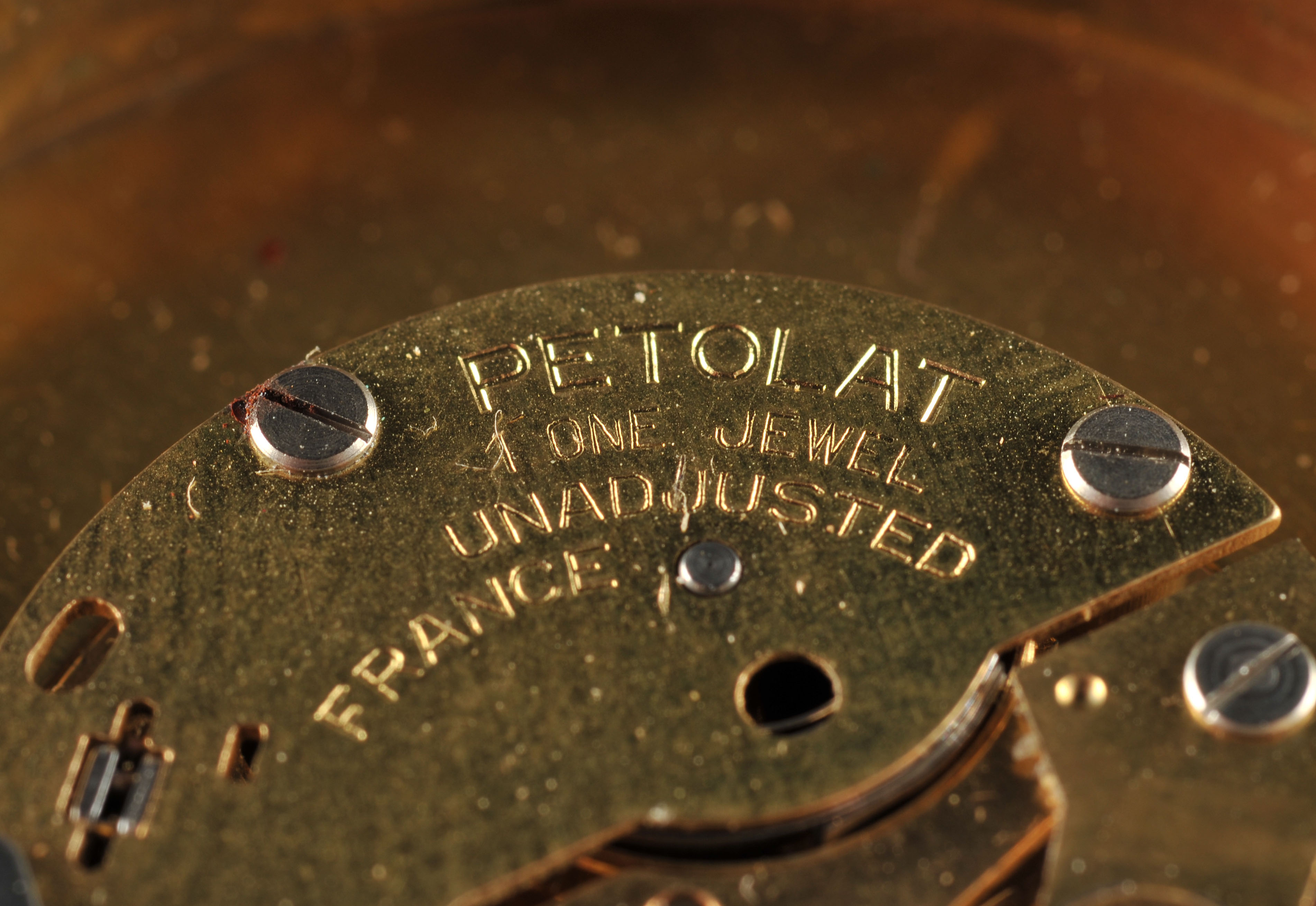 Art Nouveau Pocket Watch, by Majestime of France, One Jewel