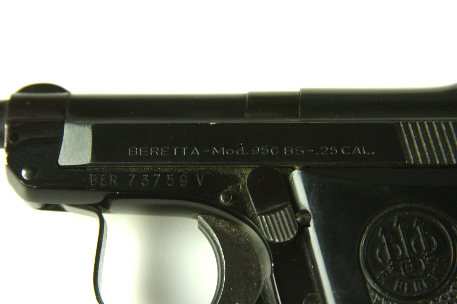 P Beretta Model 950 BS .25 caliber pistol