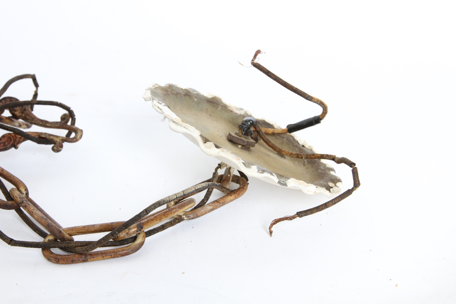 Metal Ornate Ceiling Light Fixture