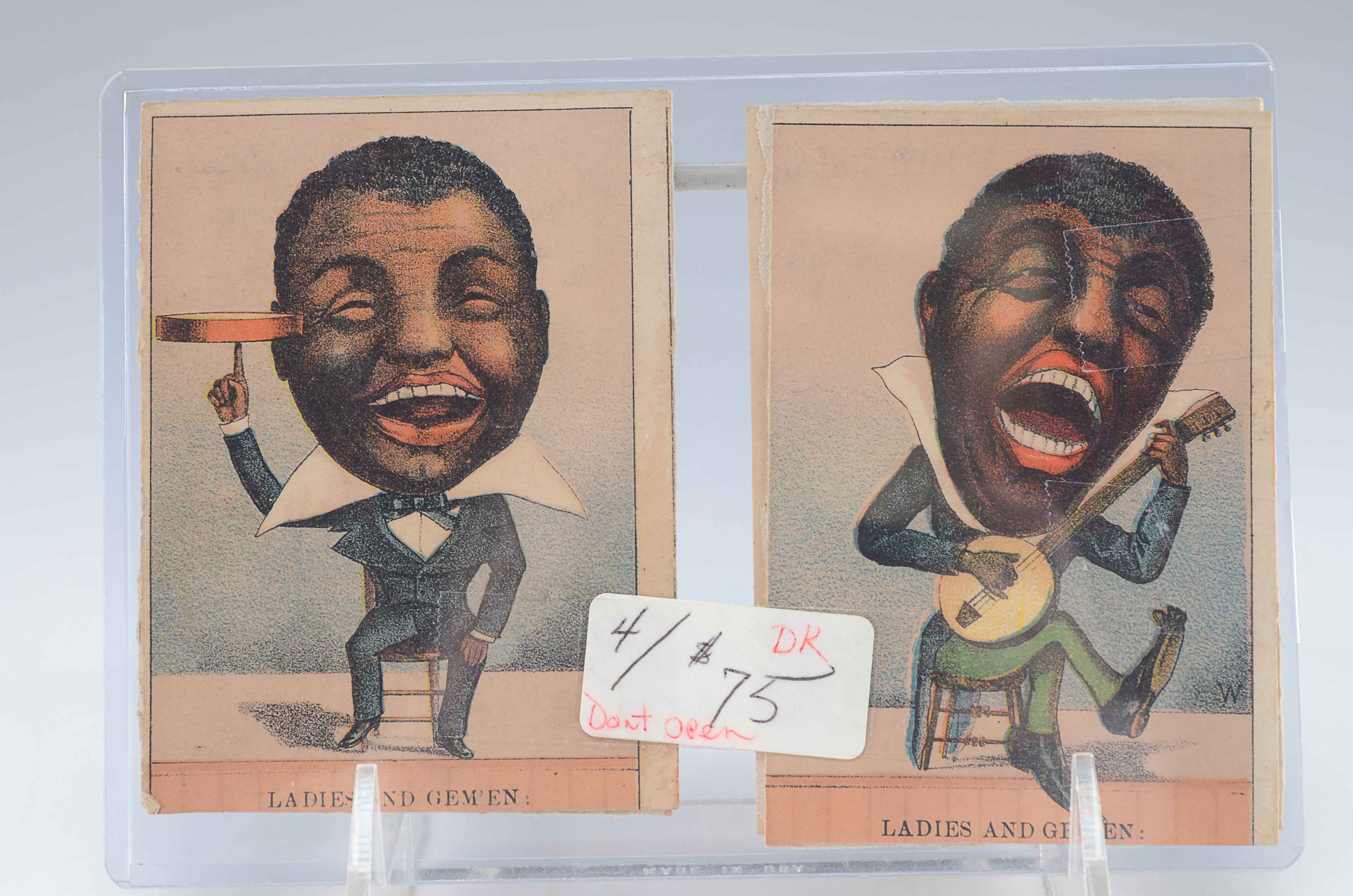 Grouping of  Three Color Illustrated Cards