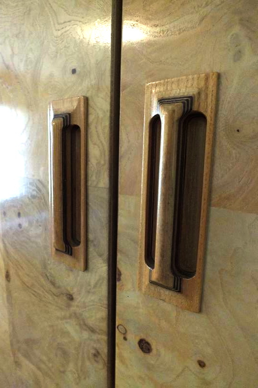 Henredon Scene Two Platform bed, headboard and two cabinets