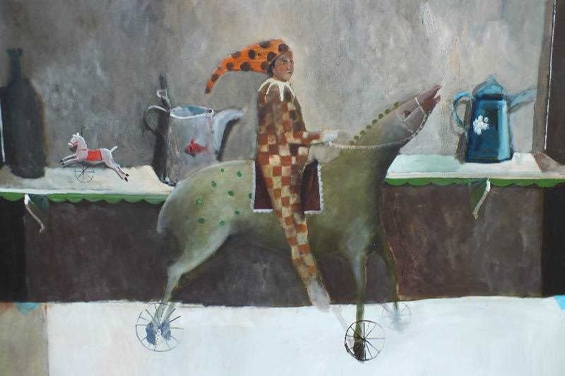 Original acrylic  on canvas by  listed artist,Trino Sanchez
