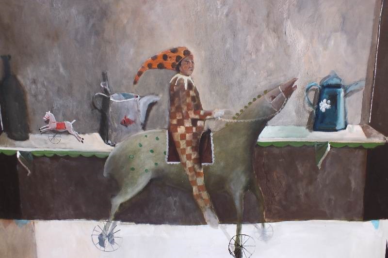 Original acrylic  on canvas by  listed artist,Trino Sanchez