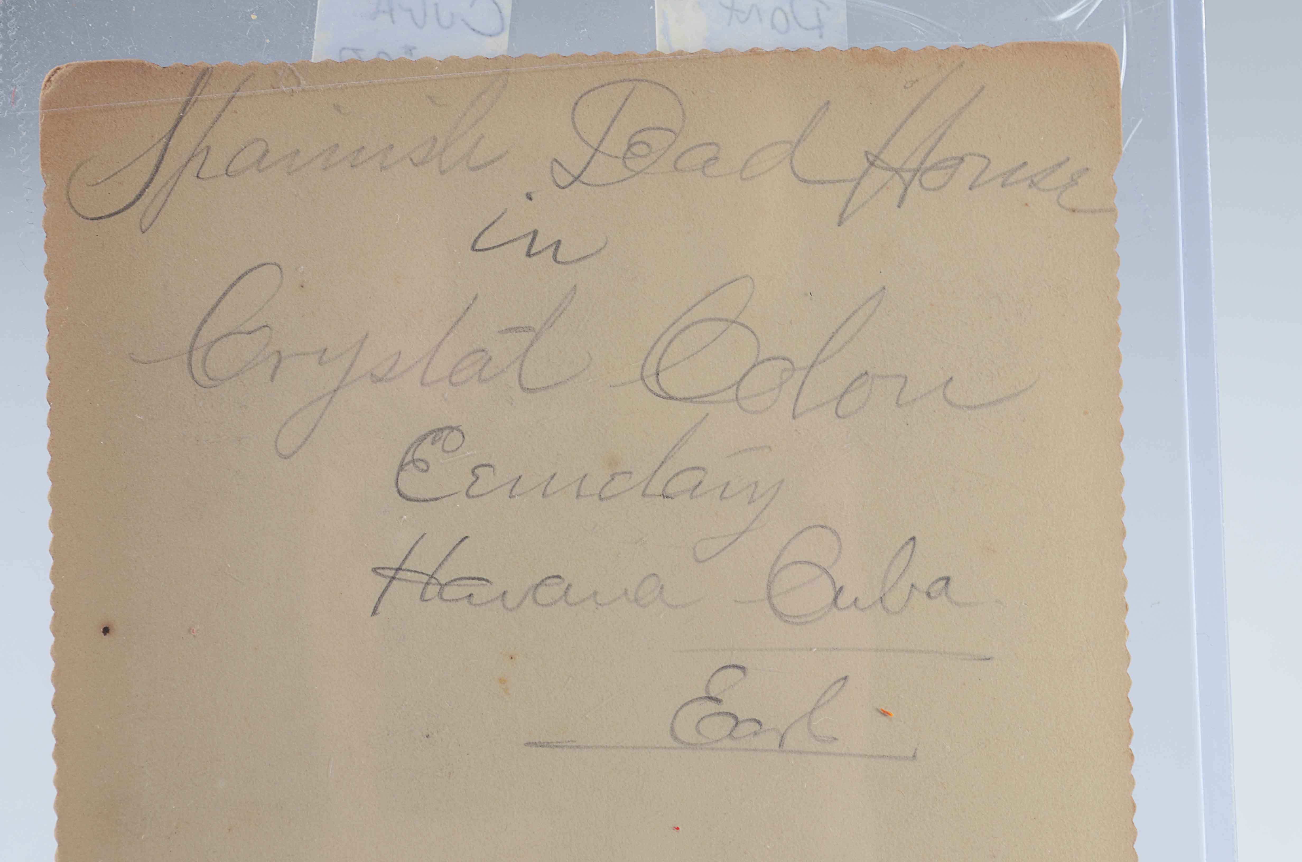  Antique Photograph of Spanish House in Cuba